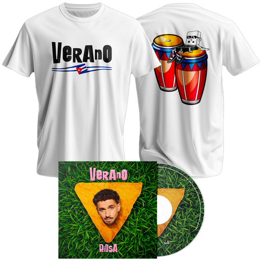 Tee-shirt blanc + CD
