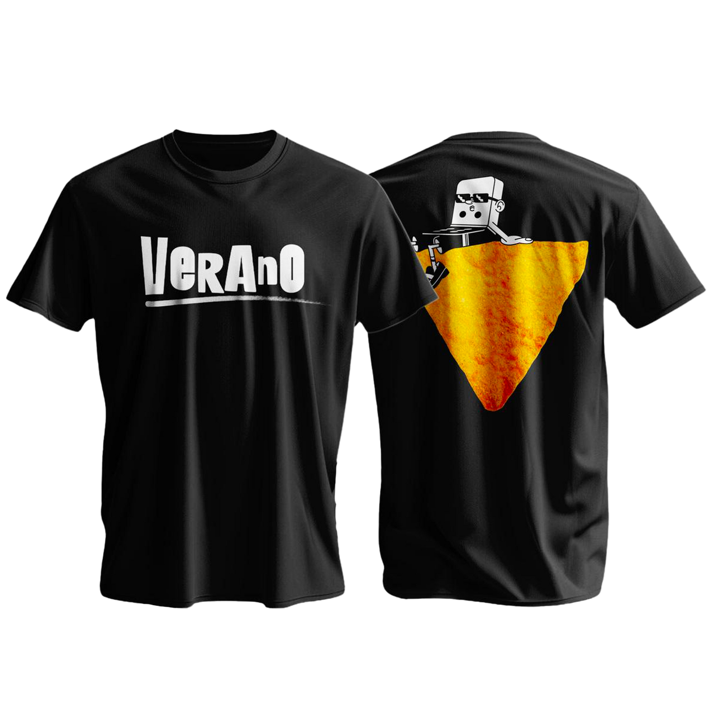 Tee shirt noir + Vinyle