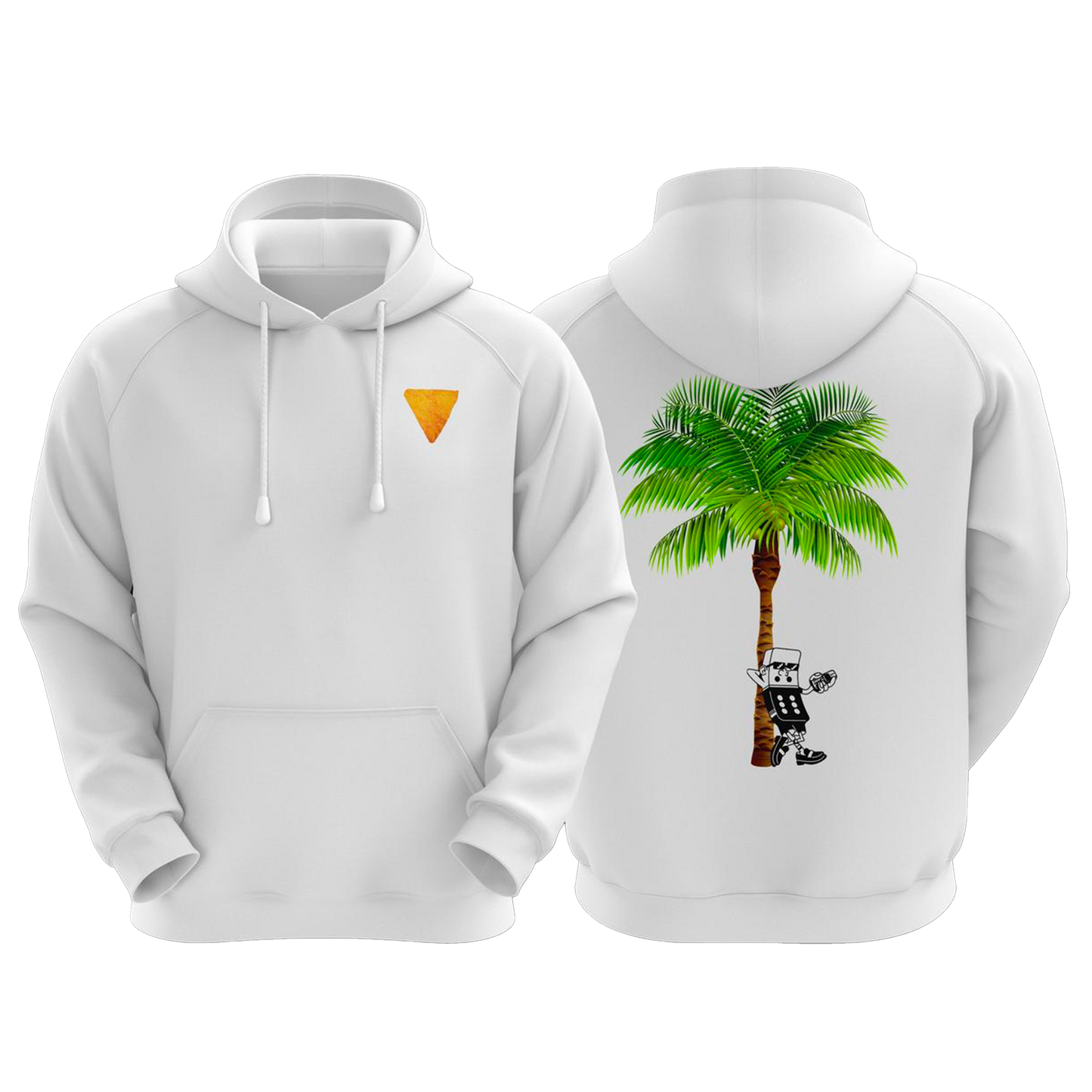 Hoodie blanc + Vinyle