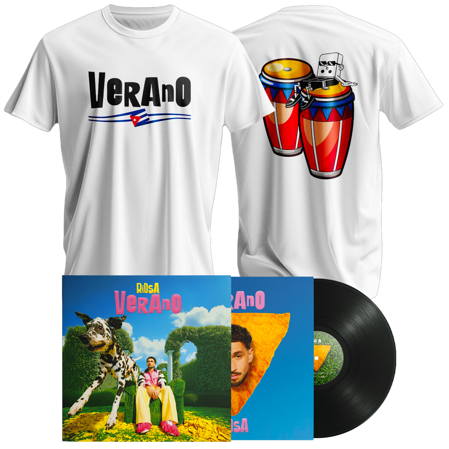 Tee-shirt blanc + Vinyle