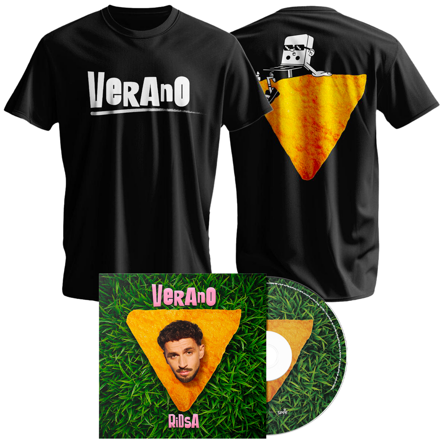 Tee shirt noir + CD